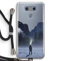 CaseCompany Wanderlust: LG G6 Transparant Hoesje met koord