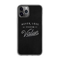 CaseCompany Never lose your value: iPhone 11 Pro Max Transparant Hoesje
