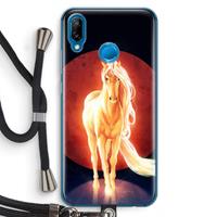 CaseCompany Last Unicorn: Huawei P20 Lite Transparant Hoesje met koord