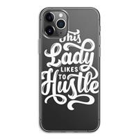 CaseCompany Hustle Lady: iPhone 11 Pro Transparant Hoesje