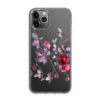 CaseCompany Mooie bloemen: iPhone 11 Pro Max Transparant Hoesje