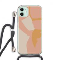 CaseCompany Bikini body: iPhone 11 Transparant Hoesje met koord