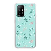 CaseCompany Small white flowers: Oppo A94 5G Transparant Hoesje