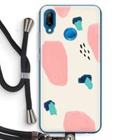 CaseCompany Monday Surprise: Huawei P20 Lite Transparant Hoesje met koord