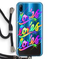 CaseCompany Loves: Huawei P20 Lite Transparant Hoesje met koord