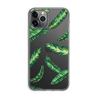 CaseCompany Lange bladeren: iPhone 11 Pro Max Transparant Hoesje