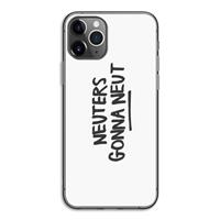 CaseCompany Neuters: iPhone 11 Pro Transparant Hoesje