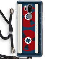 CaseCompany Here's your tape: LG G7 Thinq Transparant Hoesje met koord