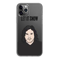CaseCompany Let It Snow: iPhone 11 Pro Transparant Hoesje