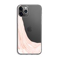 CaseCompany Peach bath: iPhone 11 Pro Max Transparant Hoesje