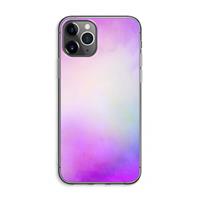 CaseCompany Clouds pastel: iPhone 11 Pro Max Transparant Hoesje