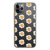 CaseCompany Bacon to my eggs #1: iPhone 11 Pro Transparant Hoesje