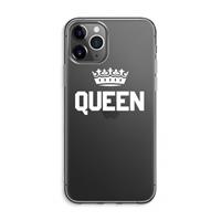 CaseCompany Queen zwart: iPhone 11 Pro Max Transparant Hoesje