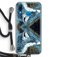 CaseCompany Golden Fox: Huawei P20 Lite Transparant Hoesje met koord