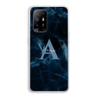 CaseCompany Midnight Marble: Oppo A94 5G Transparant Hoesje