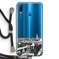 CaseCompany Marrakech Skyline : Huawei P20 Lite Transparant Hoesje met koord