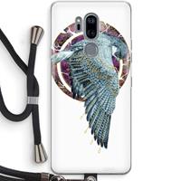 CaseCompany Golden Falcon: LG G7 Thinq Transparant Hoesje met koord