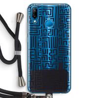 CaseCompany Moroccan Print: Huawei P20 Lite Transparant Hoesje met koord