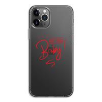 CaseCompany Not Your Baby: iPhone 11 Pro Transparant Hoesje
