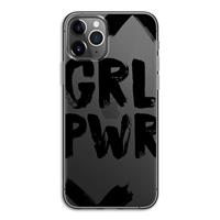 CaseCompany Girl Power #2: iPhone 11 Pro Transparant Hoesje