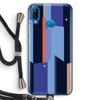 CaseCompany Gestalte 3: Huawei P20 Lite Transparant Hoesje met koord