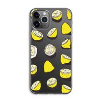 CaseCompany When Life Gives You Lemons...: iPhone 11 Pro Max Transparant Hoesje