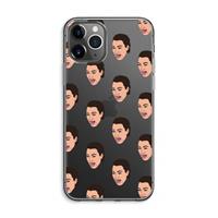 CaseCompany Ugly Cry Call: iPhone 11 Pro Max Transparant Hoesje