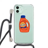 CaseCompany Ultra Sensitive: iPhone 11 Transparant Hoesje met koord