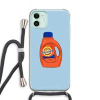 CaseCompany Ultra Sensitive: iPhone 11 Transparant Hoesje met koord