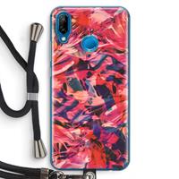 CaseCompany California: Huawei P20 Lite Transparant Hoesje met koord