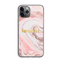 CaseCompany Feminist: iPhone 11 Pro Max Transparant Hoesje