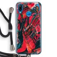 CaseCompany Endless Descent: Huawei P20 Lite Transparant Hoesje met koord