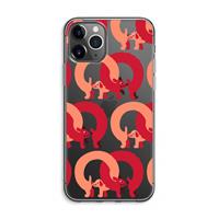 CaseCompany Dogs: iPhone 11 Pro Max Transparant Hoesje