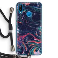 CaseCompany Light Years Beyond: Huawei P20 Lite Transparant Hoesje met koord