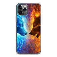 CaseCompany Fire & Ice: iPhone 11 Pro Transparant Hoesje