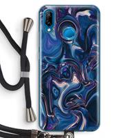 CaseCompany Mirrored Mirage: Huawei P20 Lite Transparant Hoesje met koord