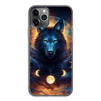 CaseCompany Wolf Dreamcatcher: iPhone 11 Pro Transparant Hoesje
