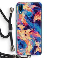 CaseCompany Tuesday Night: Huawei P20 Lite Transparant Hoesje met koord