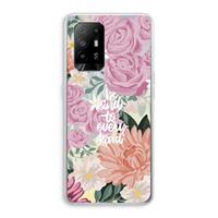 CaseCompany Kindness matters: Oppo A94 5G Transparant Hoesje
