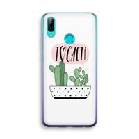 CaseCompany I love cacti: Huawei P Smart (2019) Transparant Hoesje
