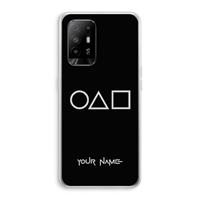 CaseCompany Squid Game: Oppo A94 5G Transparant Hoesje