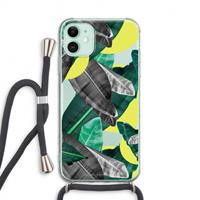 CaseCompany Fantasie jungle: iPhone 11 Transparant Hoesje met koord