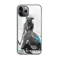CaseCompany I will not feel a thing: iPhone 11 Pro Max Transparant Hoesje