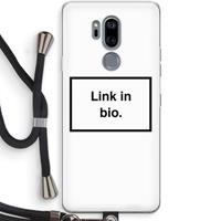 CaseCompany Link in bio: LG G7 Thinq Transparant Hoesje met koord