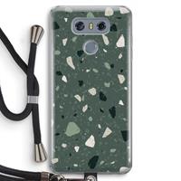 CaseCompany Terrazzo N°19: LG G6 Transparant Hoesje met koord