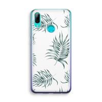 CaseCompany Simple leaves: Huawei P Smart (2019) Transparant Hoesje