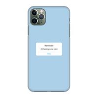 CaseCompany Reminder: Volledig geprint iPhone 11 Pro Max Hoesje