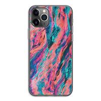 CaseCompany Electric Times: iPhone 11 Pro Transparant Hoesje