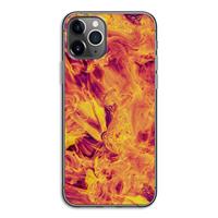CaseCompany Eternal Fire: iPhone 11 Pro Transparant Hoesje