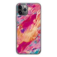 CaseCompany Pastel Echoes: iPhone 11 Pro Transparant Hoesje
